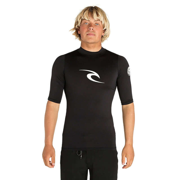 Rip Curl Herren Lycra, kurzarm Corpo UV TEE - black