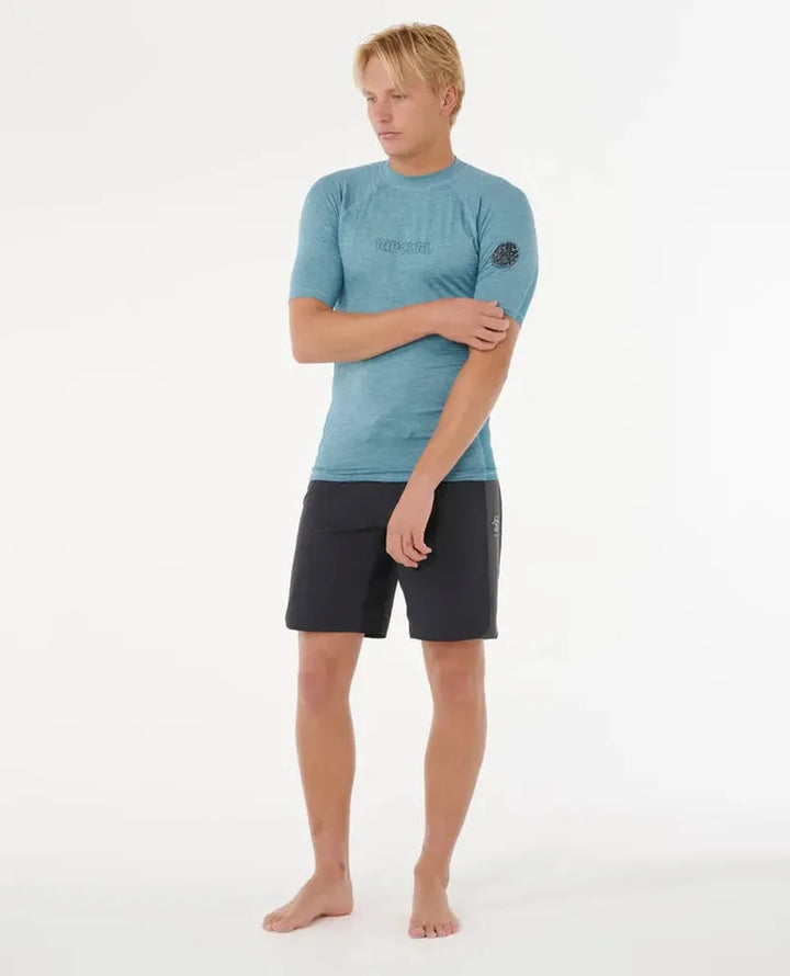 Rip Curl Herren Lycra kurzarm Dawn Patrol - Storm Blue