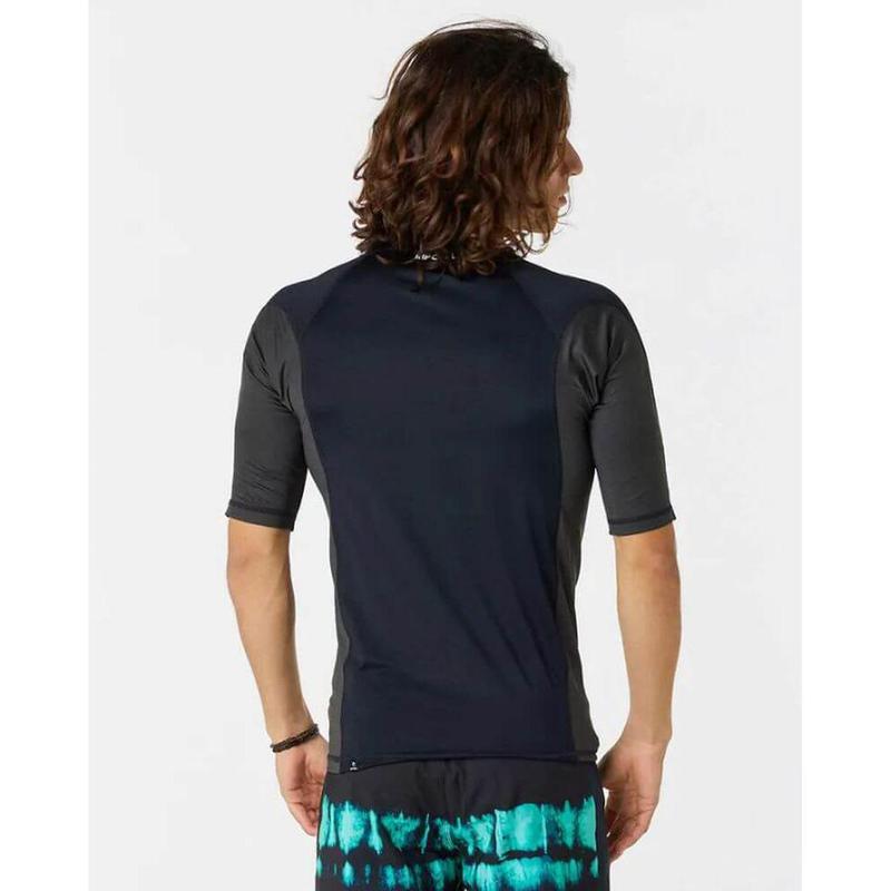 Rip Curl Herren Lycra kurzarm Waves - Black