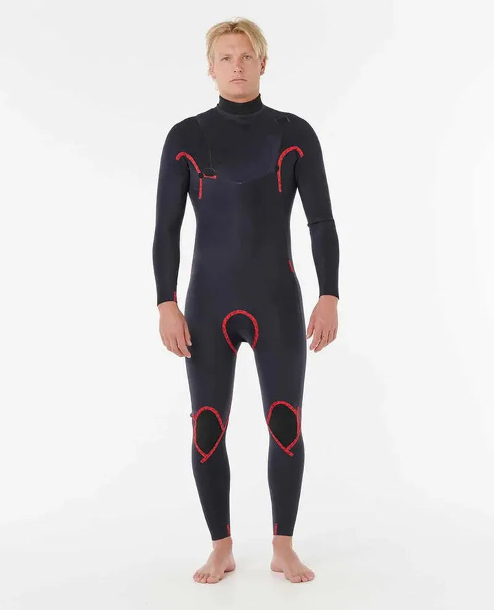 Rip Curl Herren Neoprenanzug 3/2 Dawn Patrol Pro Chestzip - Black