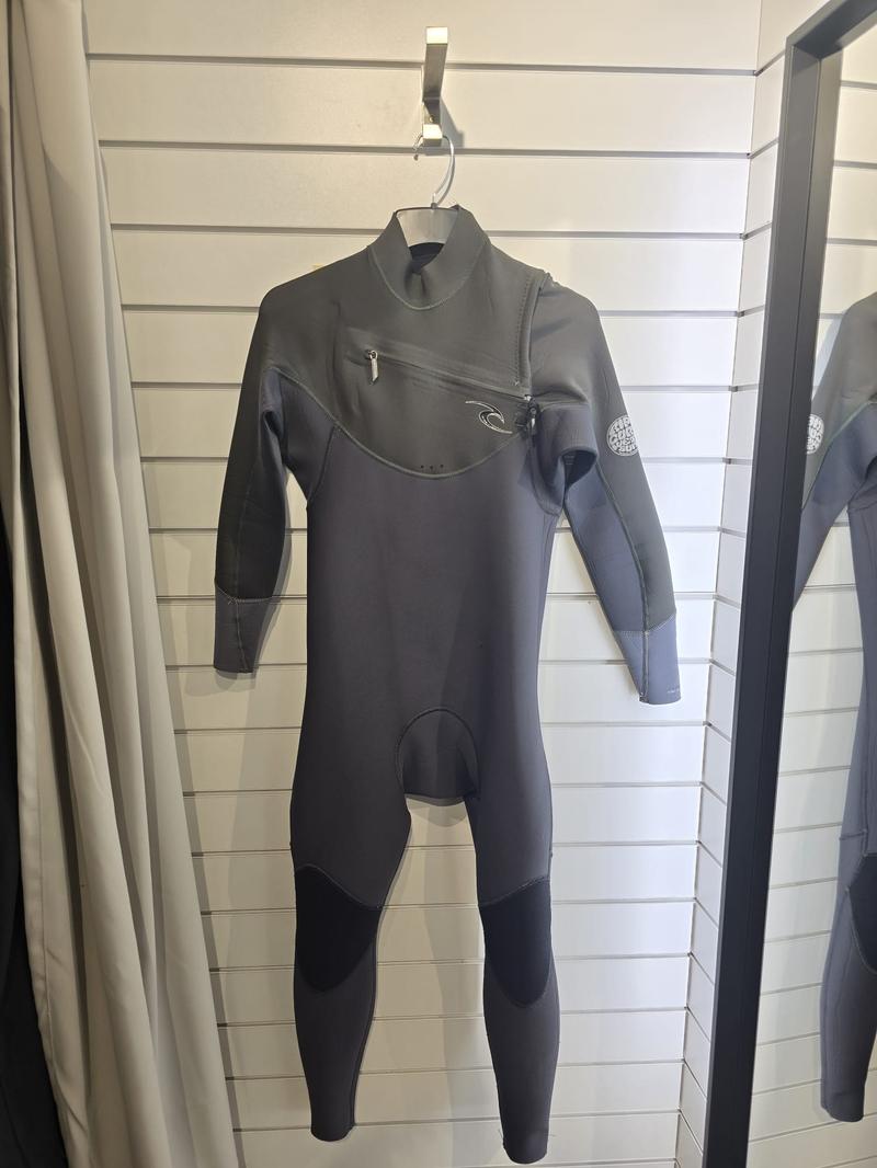 Rip Curl Herren Neoprenanzug Dawn Patrol 3/2mm Chestzip - Grün/Grau Grösse MS (Miete)