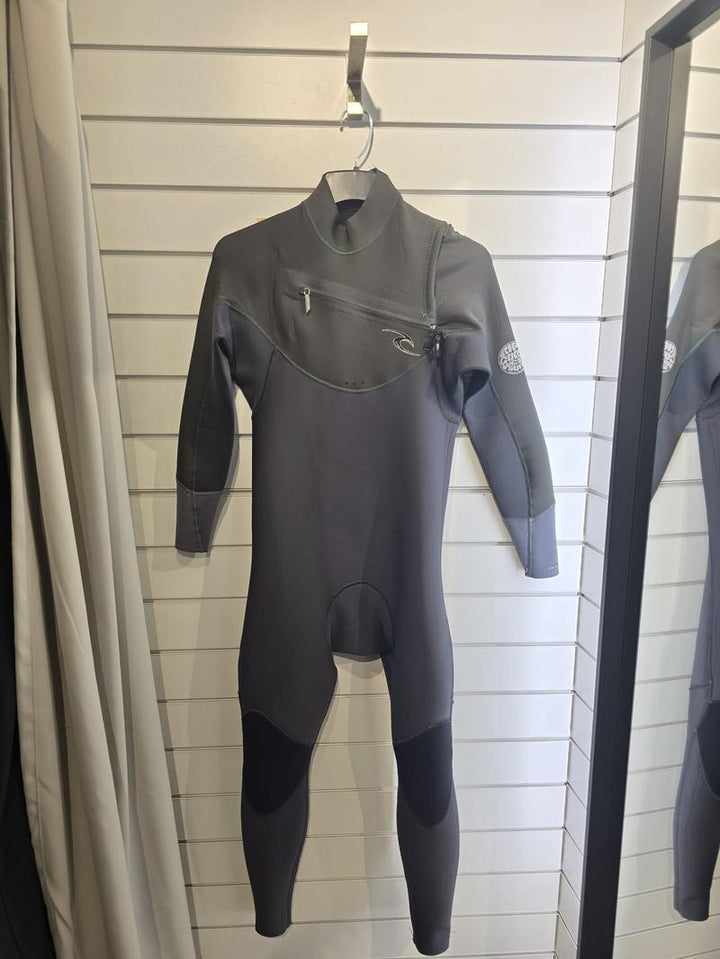 Rip Curl Herren Neoprenanzug Dawn Patrol 3/2mm Chestzip - Grün/Grau Grösse MS (Miete)