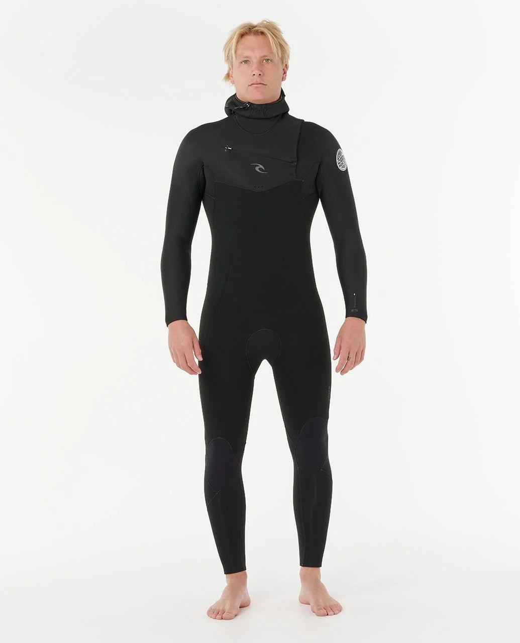 Rip Curl Herren Neoprenanzug Dawn Patrol 5/4mm Chestzip mit Hood - Black