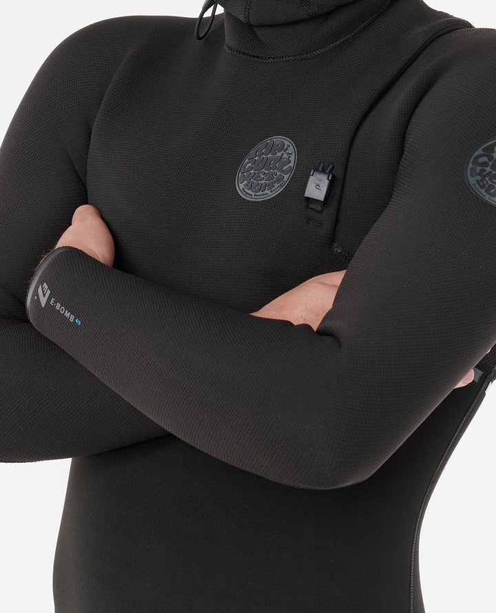Rip Curl Herren Neoprenanzug E-Bomb 5/4 Zipfree - Black