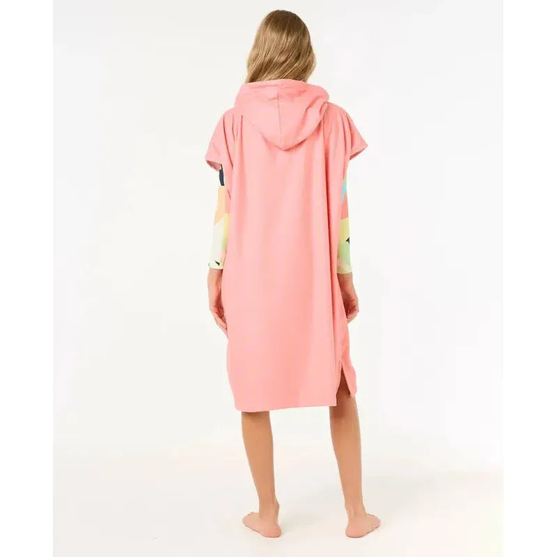 Rip Curl Kinder Poncho Mixed Hooded Towel - Mango