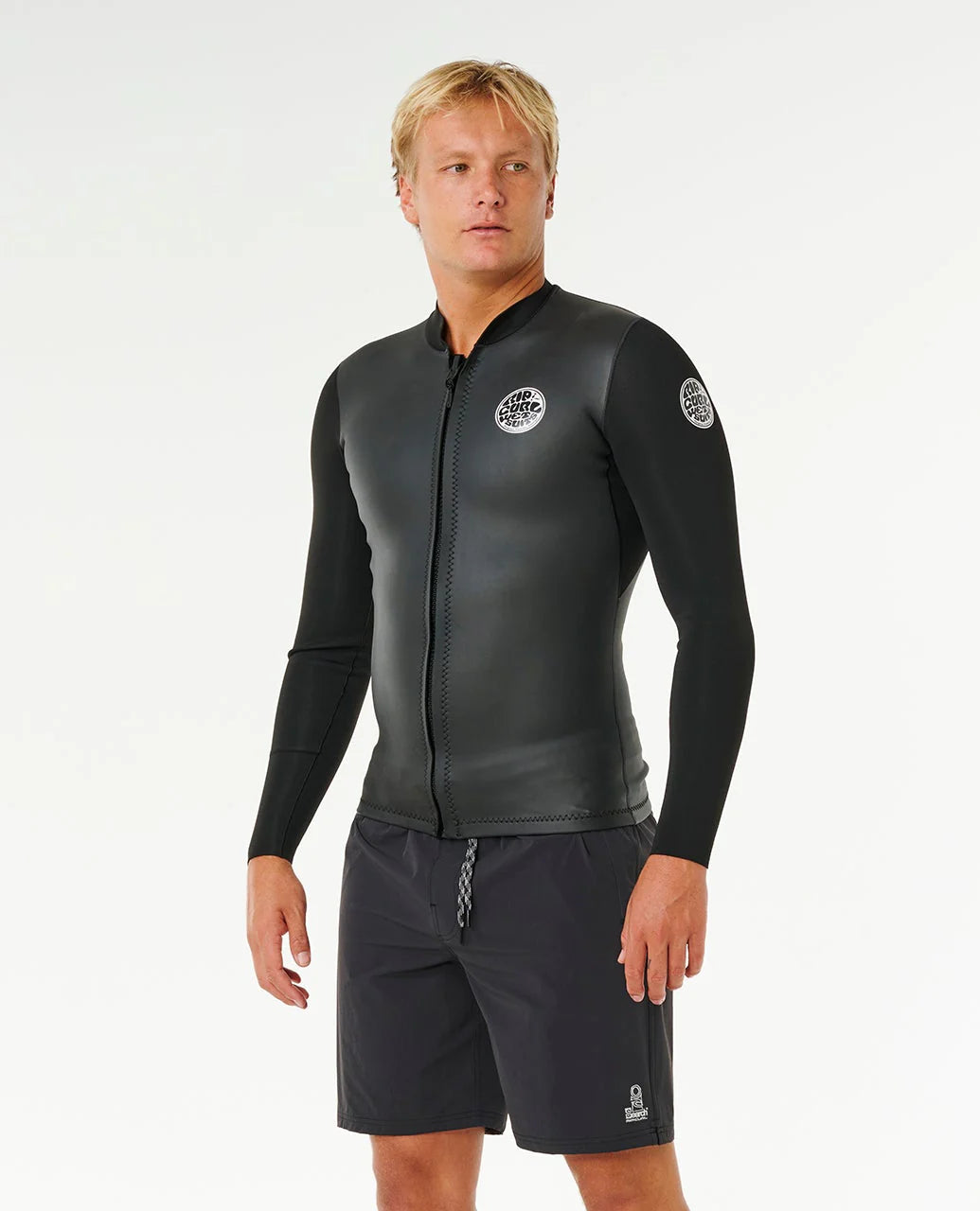 Rip Curl Neopren Jacke Dawn Patrol Frontzip 1.5mm - Black