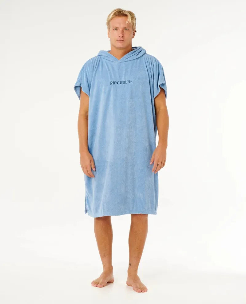 Rip Curl Poncho Brand Hooded Towel - Faded Denim