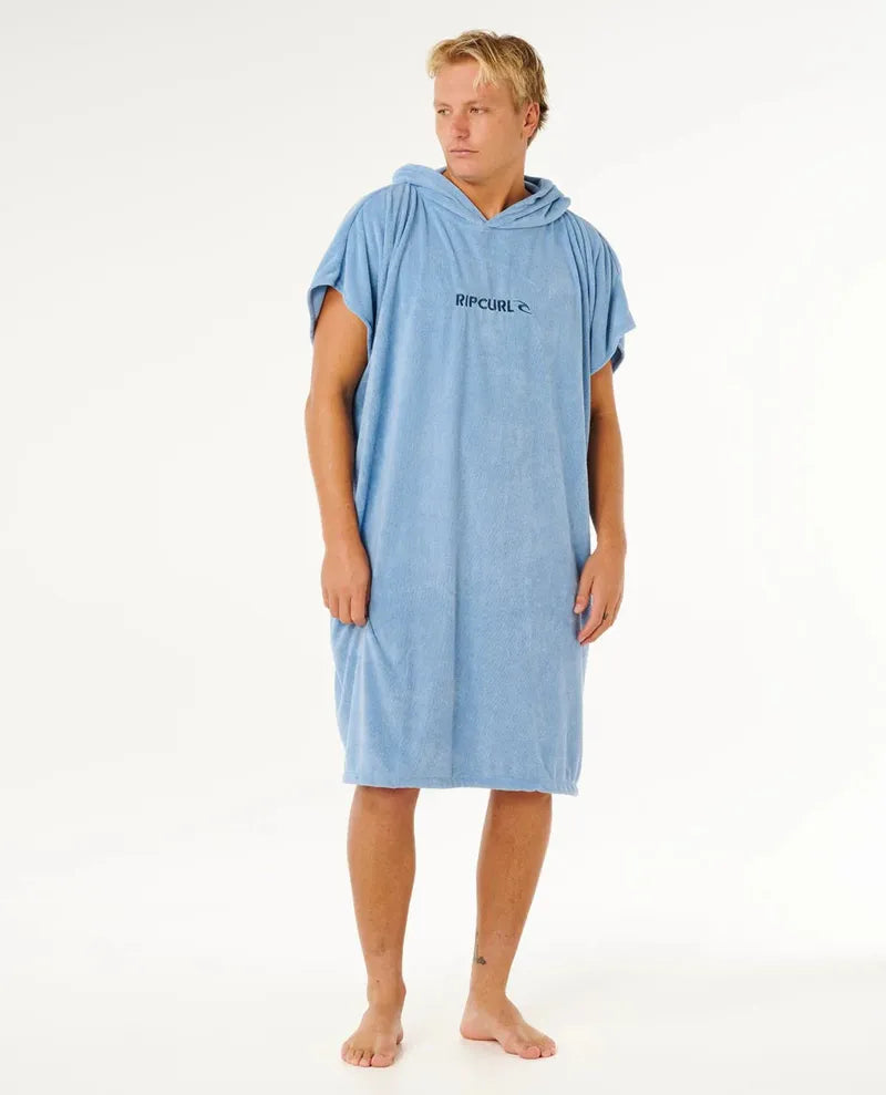 Rip Curl Poncho Brand Hooded Towel - Faded Denim