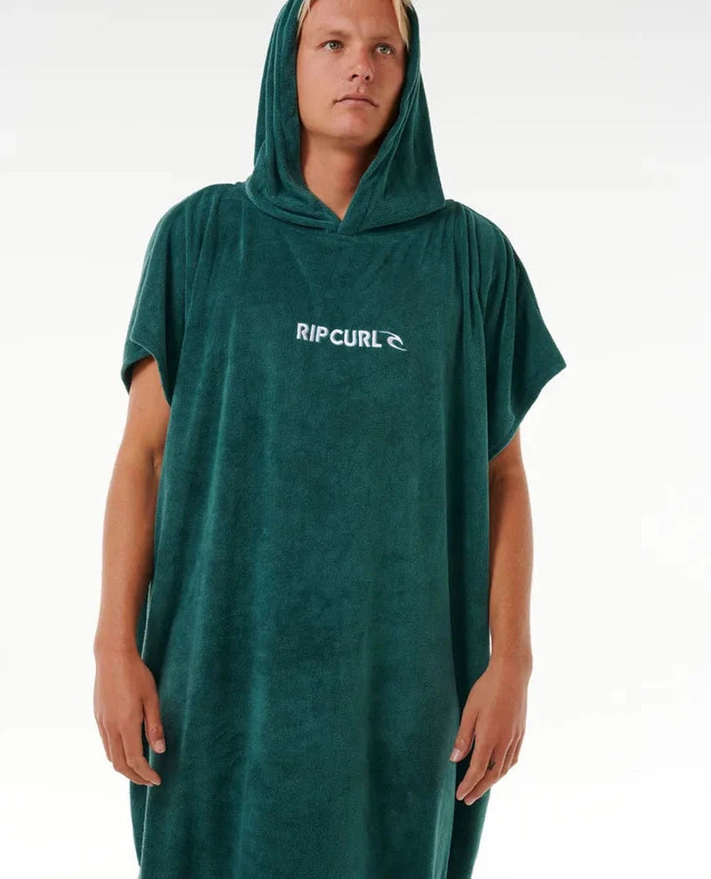 Rip Curl Poncho Brand Hooded - blue green