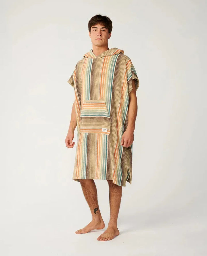 Rip Curl Poncho Classic Surf Hooded Towel - Khaki Sand