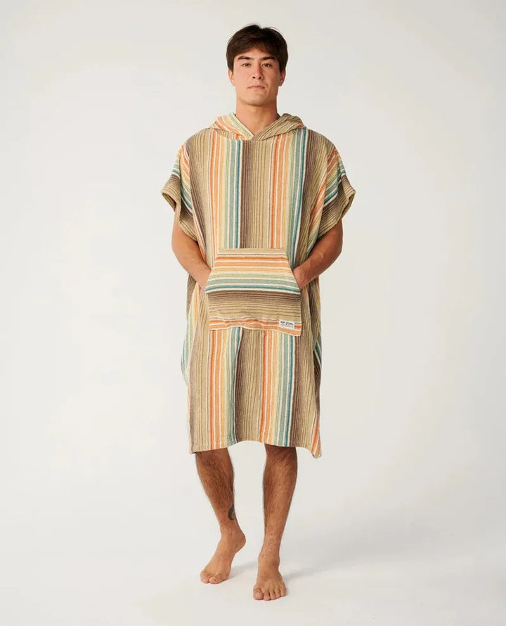 Rip Curl Poncho Classic Surf Hooded Towel - Khaki Sand