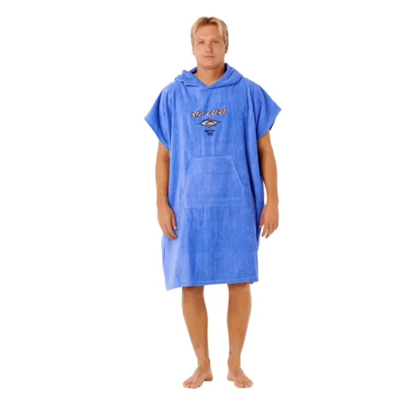 Rip Curl Poncho Logo Hooded Towel - Blue Haze
