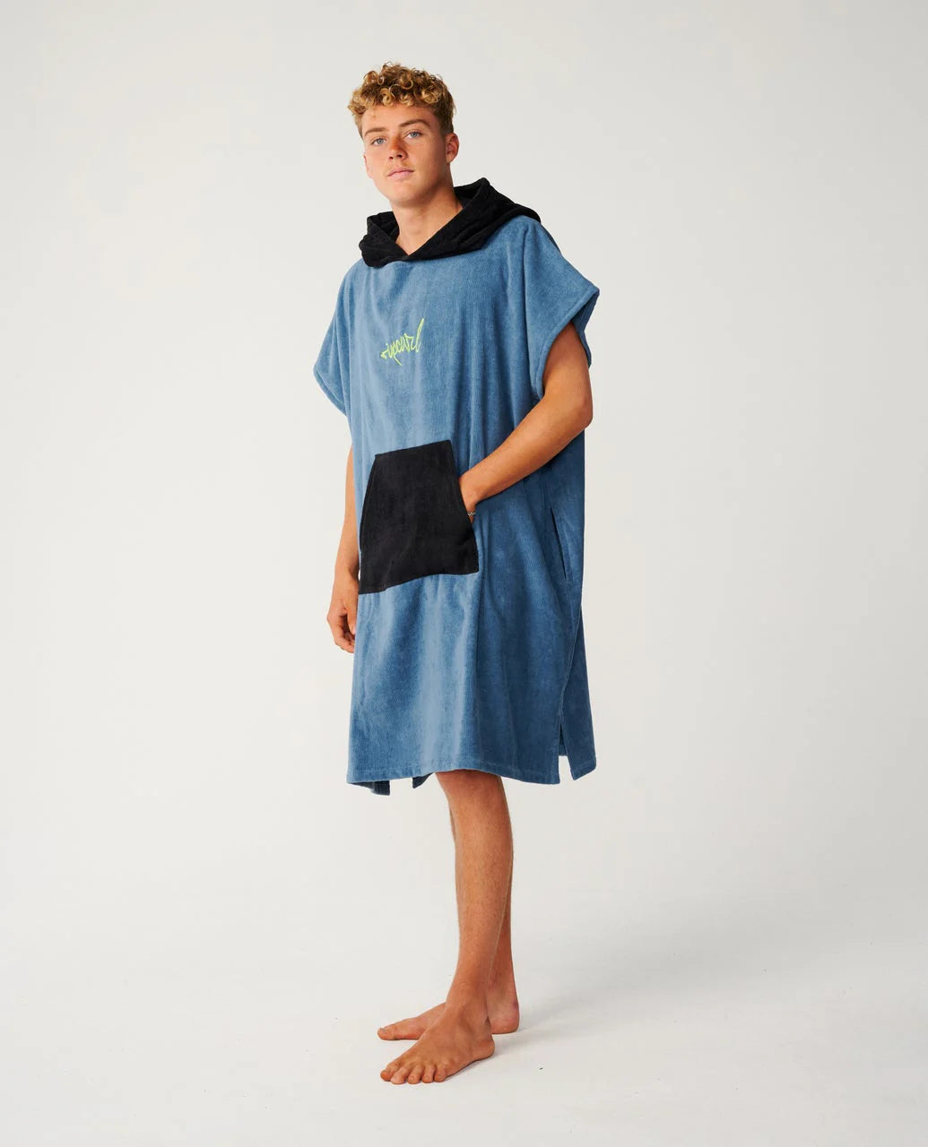 Rip Curl Poncho Logo Hooded Towel - Bluefin