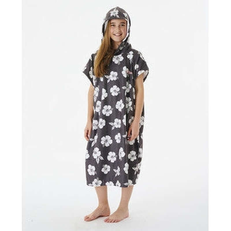 Ripcurl Surf Poncho Kids Desert Waves - schwarz weiss