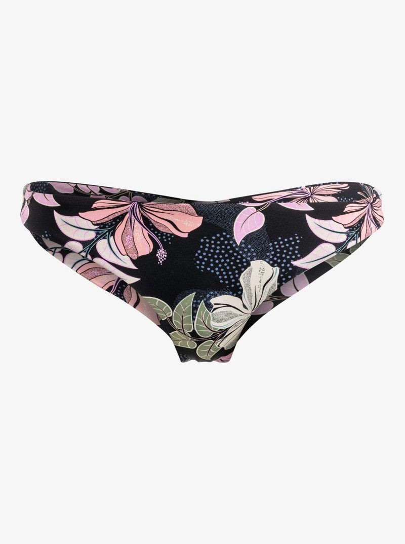 Roxy Bikini Bottom Beach Classics - anthacite sunny floral swim