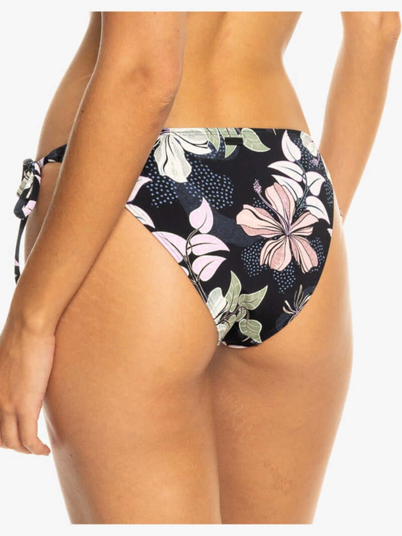 Roxy Bikini Bottom PT Beach Classics TS - anthacite sunny floral swim