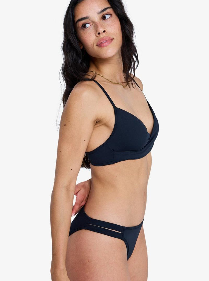 Roxy Bikini Top Solid Essentials Wrap Bra