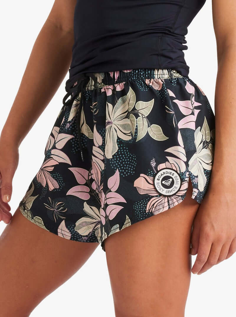 Roxy Boardshorts No Bad Waves - anthacite sunny floral swim