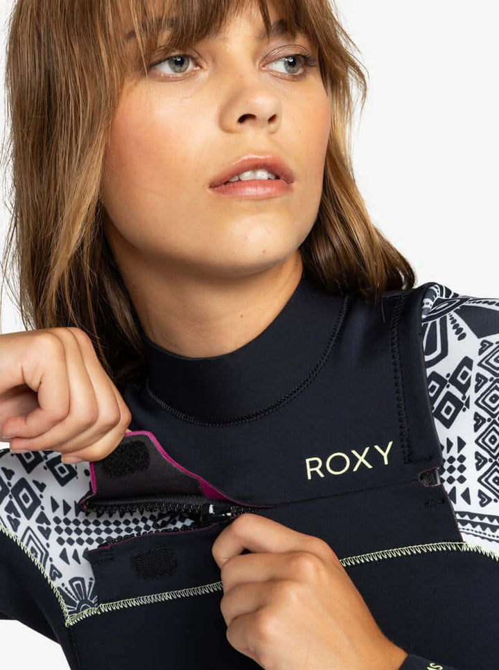 Roxy Damen 4/3 Neoprenanzug Swell Series CZ - egret mo rockin vibes