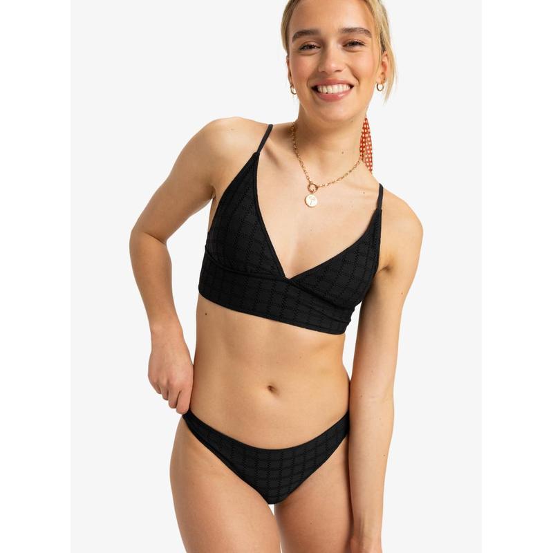 Roxy Damen Bikini Bottom Camilo Bandeau - anthracite