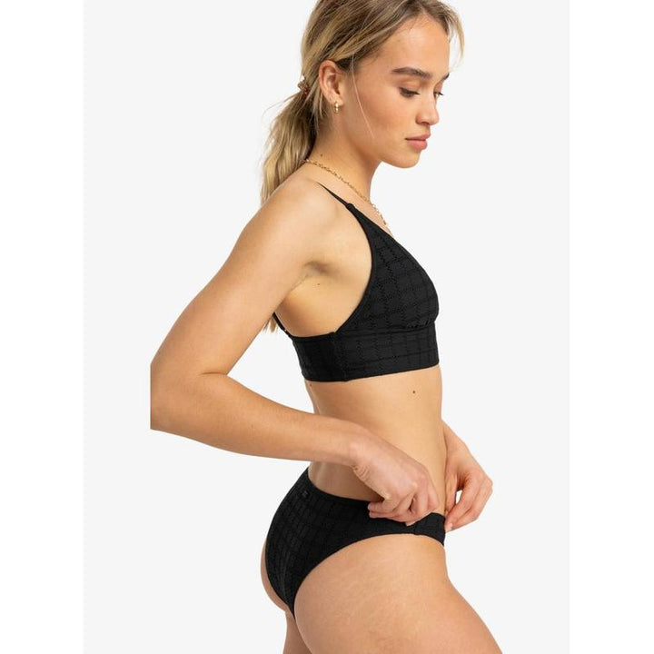 Roxy Damen Bikini Bottom Camilo Bandeau - anthracite