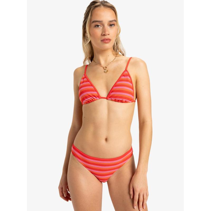 Roxy Damen Bikini Bottom Jasmin - Poppy Red