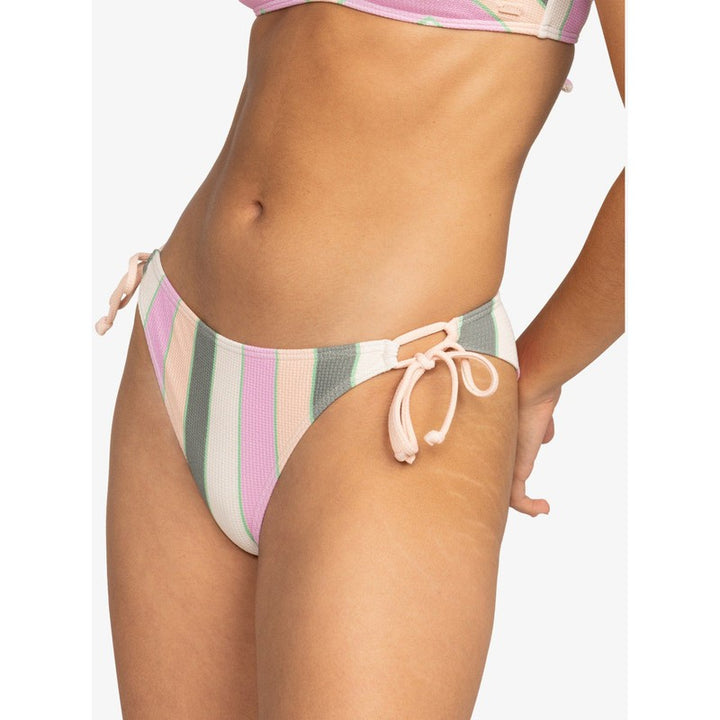 Roxy Damen Bikini Bottom Vista Stripe - Agave Green Very Vista Stripe