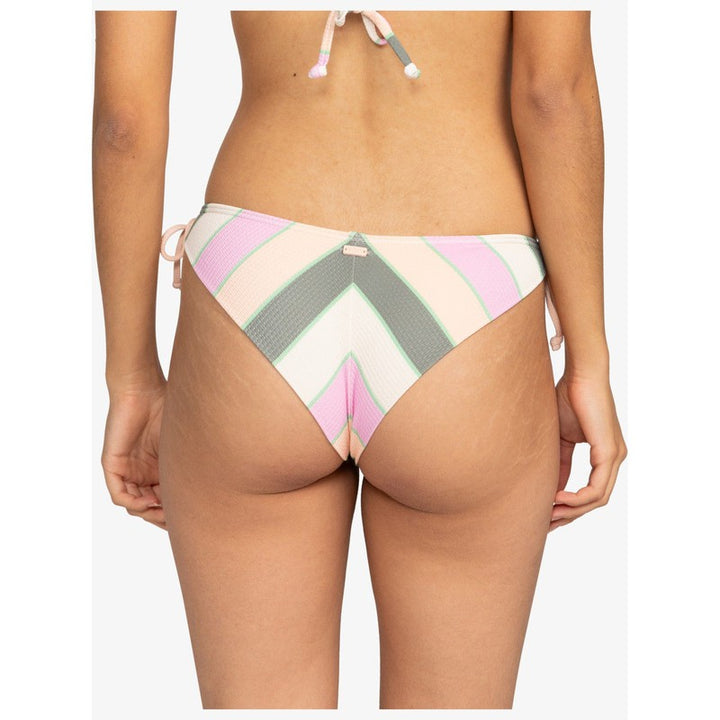 Roxy Damen Bikini Bottom Vista Stripe - Agave Green Very Vista Stripe