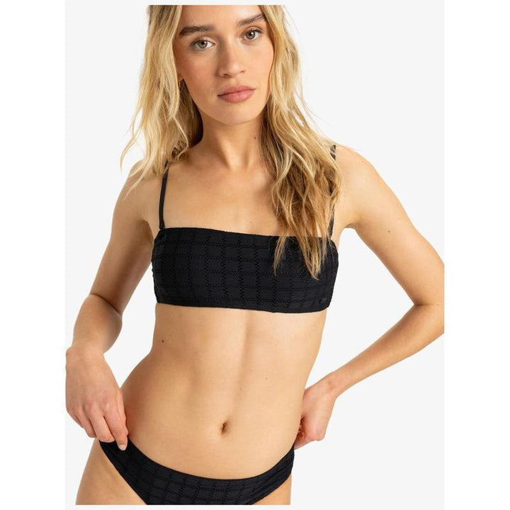Roxy Damen Bikini Top Camilo Bandeau - anthracite