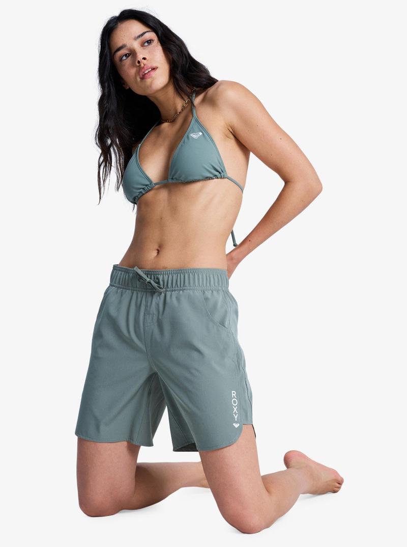 Roxy Damen Boardshort 7" - agave green