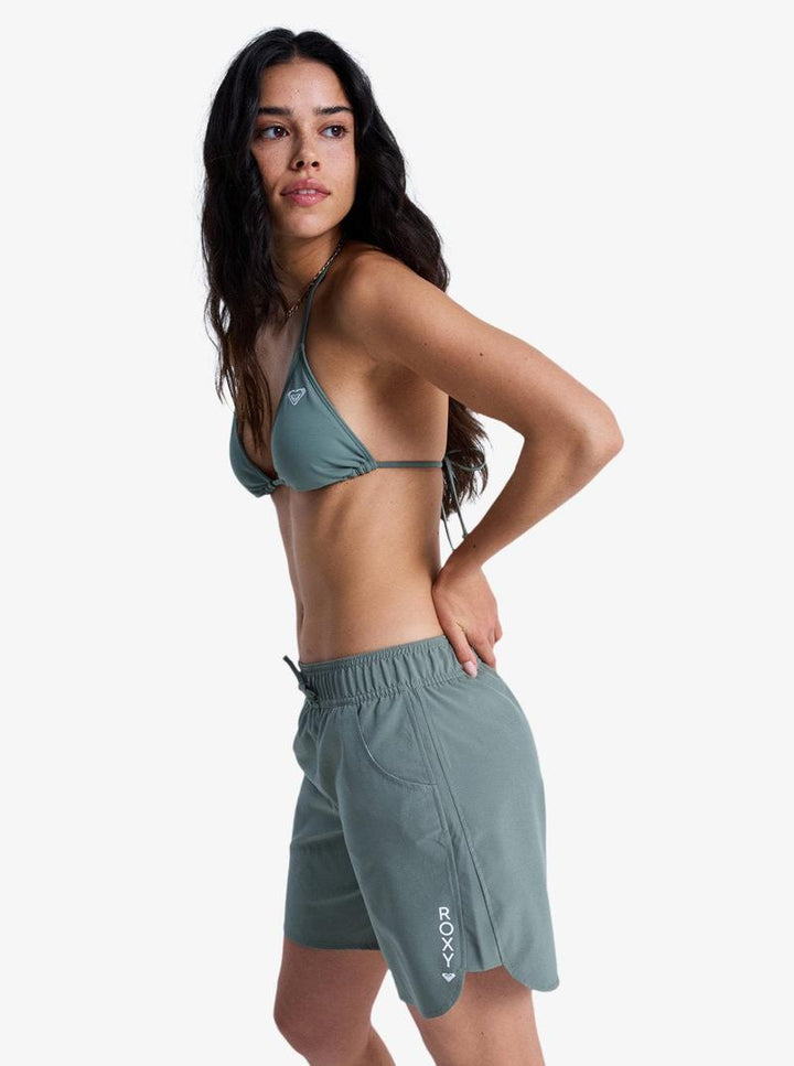 Roxy Damen Boardshort 7" - agave green