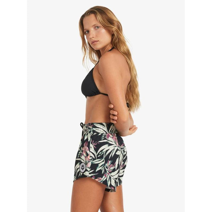 Roxy Damen Boardshorts No Bad Waves Printed - anthracite wind swept floral