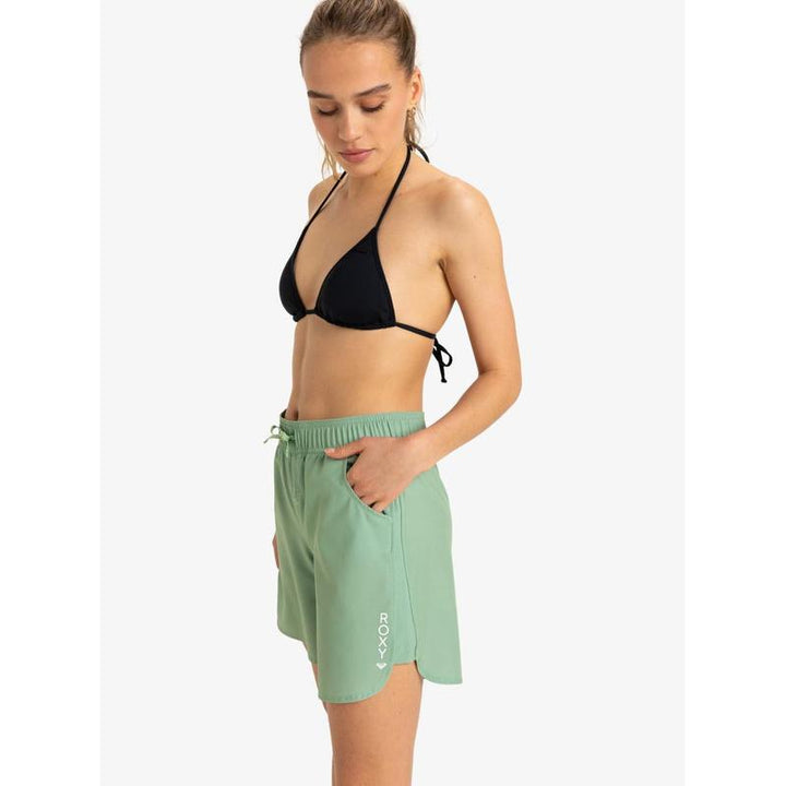 Roxy Damen Boardshorts Wave 7 Inch - basil