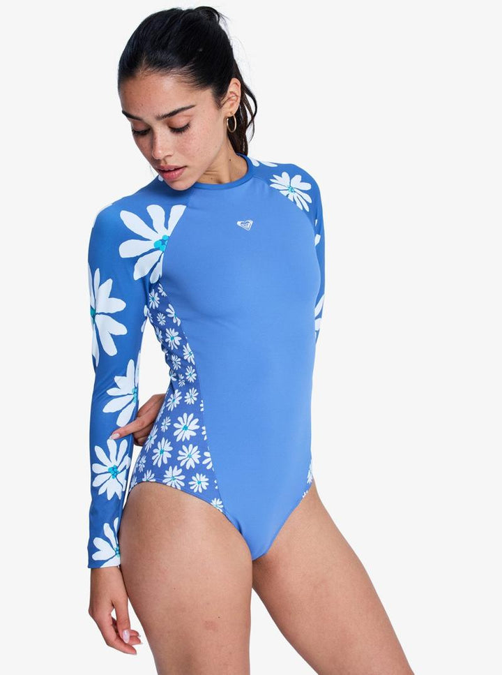 Roxy Damen Bodysuit Flower Soul Surf - Dutch Blue Flower Soul
