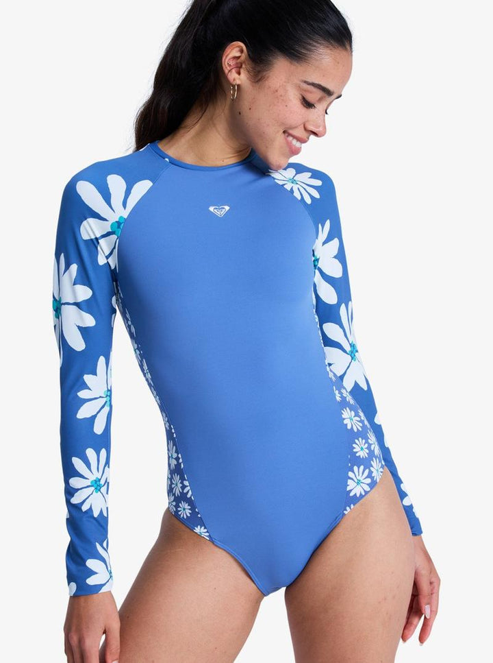 Roxy Damen Bodysuit Flower Soul Surf - Dutch Blue Flower Soul