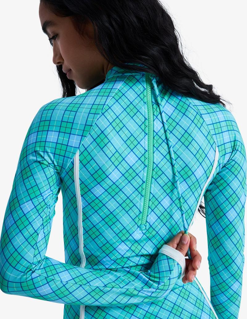 Roxy Damen Bodysuit Go Girl Surf - Katydid As if Plaid