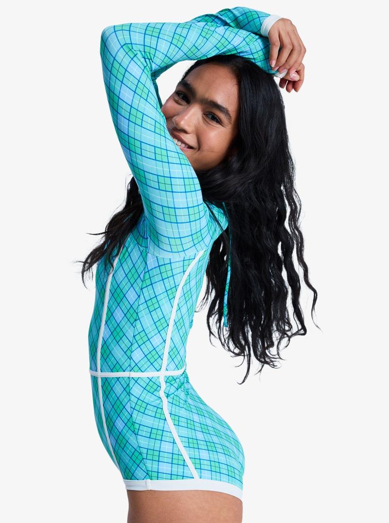 Roxy Damen Bodysuit Go Girl Surf - Katydid As if Plaid