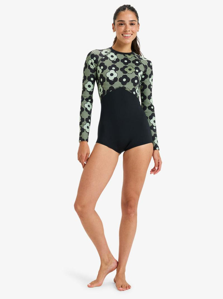 Roxy Damen Bodysuit Pro Wave Onesie - anthracite roxy pro