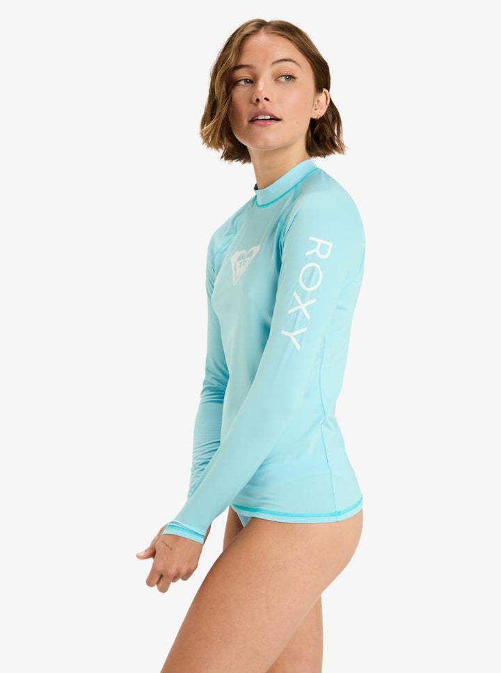 Roxy Damen Langarm Lycra Whole Hearted - Sky Blue