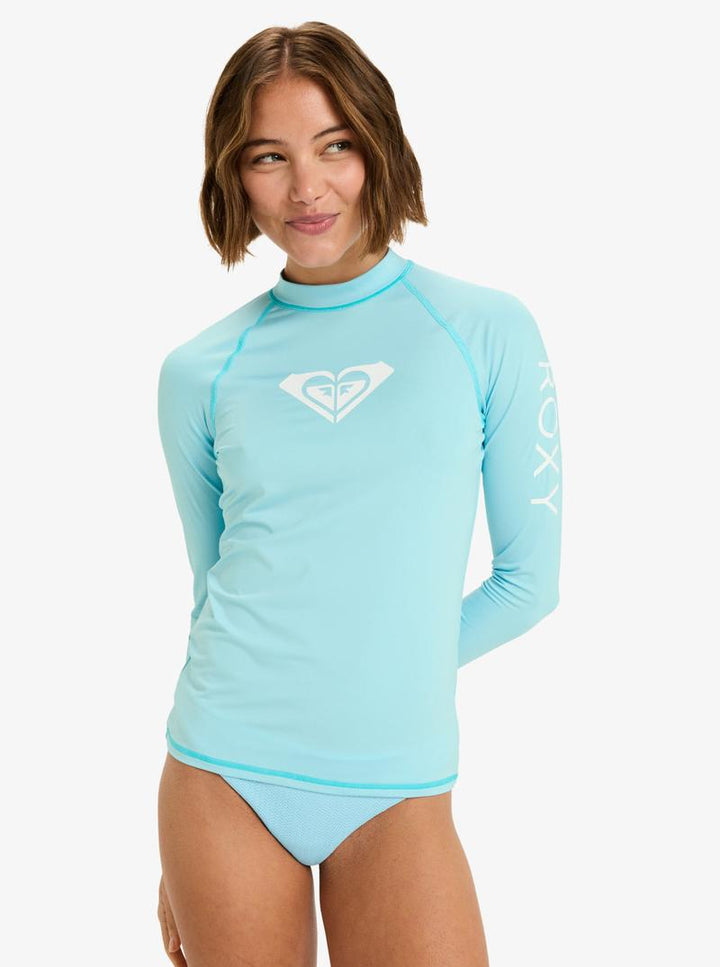 Roxy Damen Langarm Lycra Whole Hearted - Sky Blue