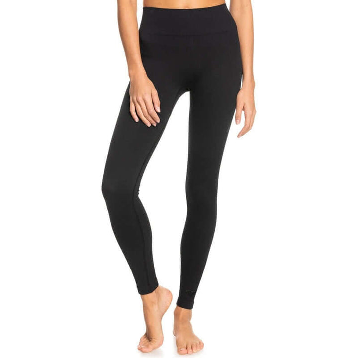 Roxy Damen Leggings Chill Out Seamless - anthracite