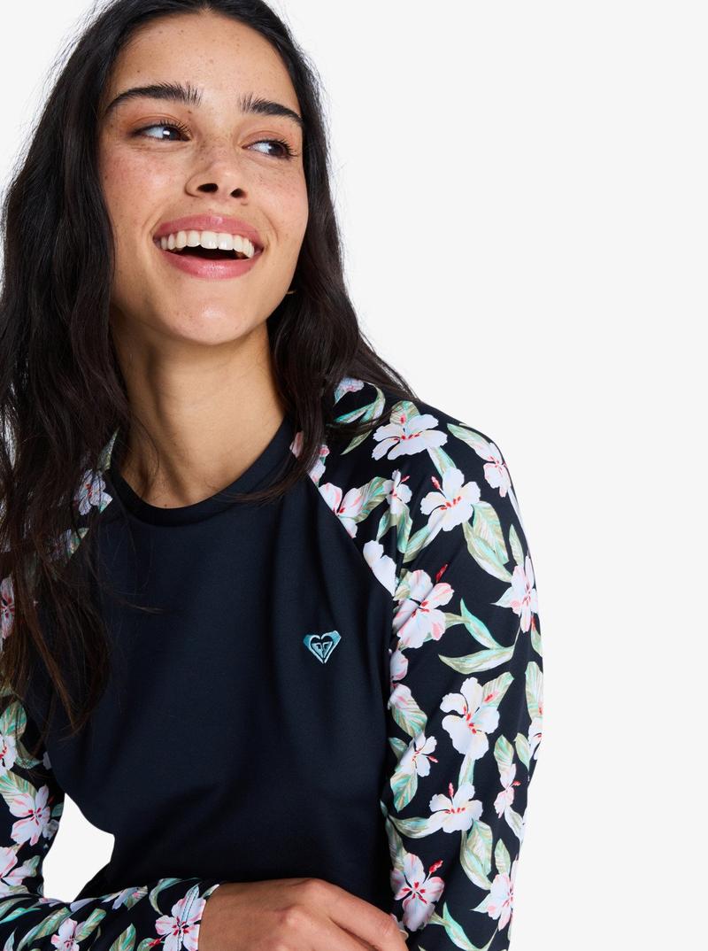 Roxy Damen Lycra Langarm - Anthracite Spring Charming Sma