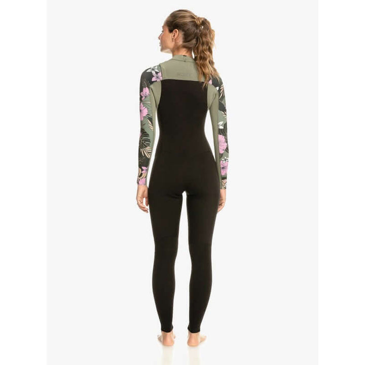 Roxy Damen Neoprenanzug Elite 3/2 Chestzip - Anthracite Classic Pro Surf