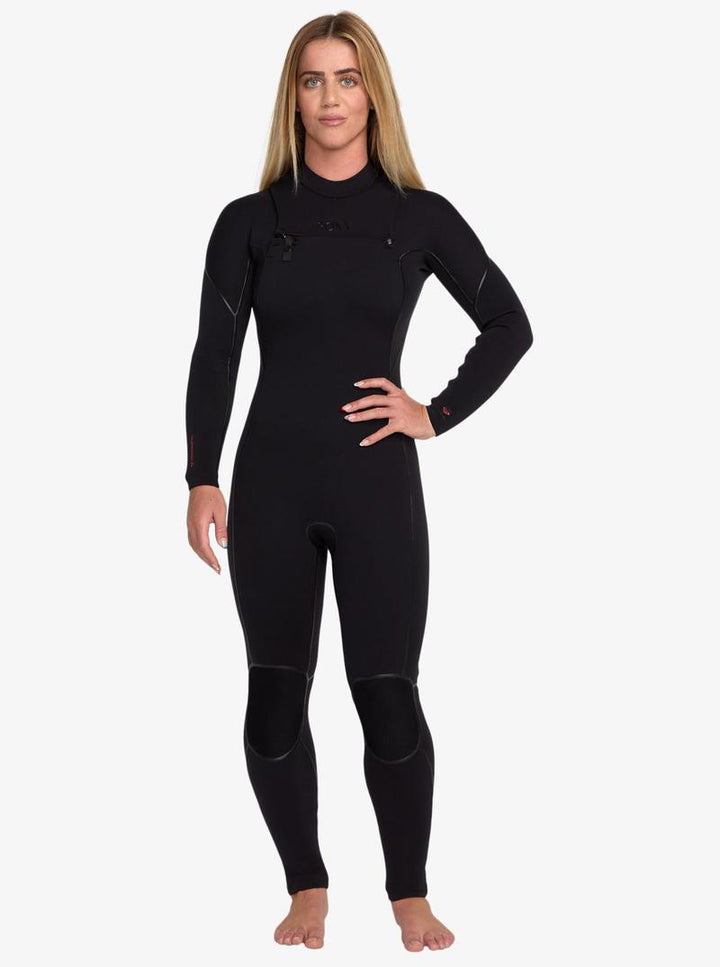Roxy Damen Neoprenanzug Elite Xtra Warm 4/3mm Chestzip - Black