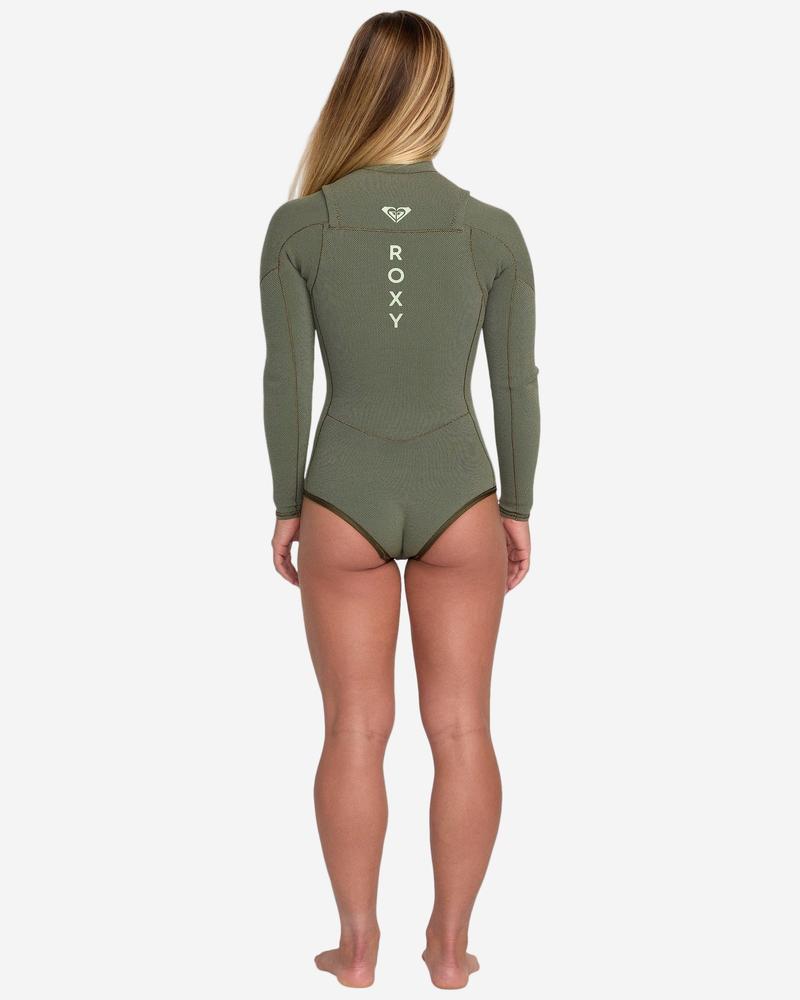 Roxy Damen Springsuit 1.5 mm Elite Xtra Stretch Cheeky - Sage