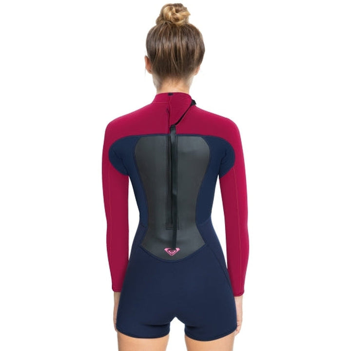 Roxy Damen Springsuit 2/2mm Prologue Backzip - navy / burgundy