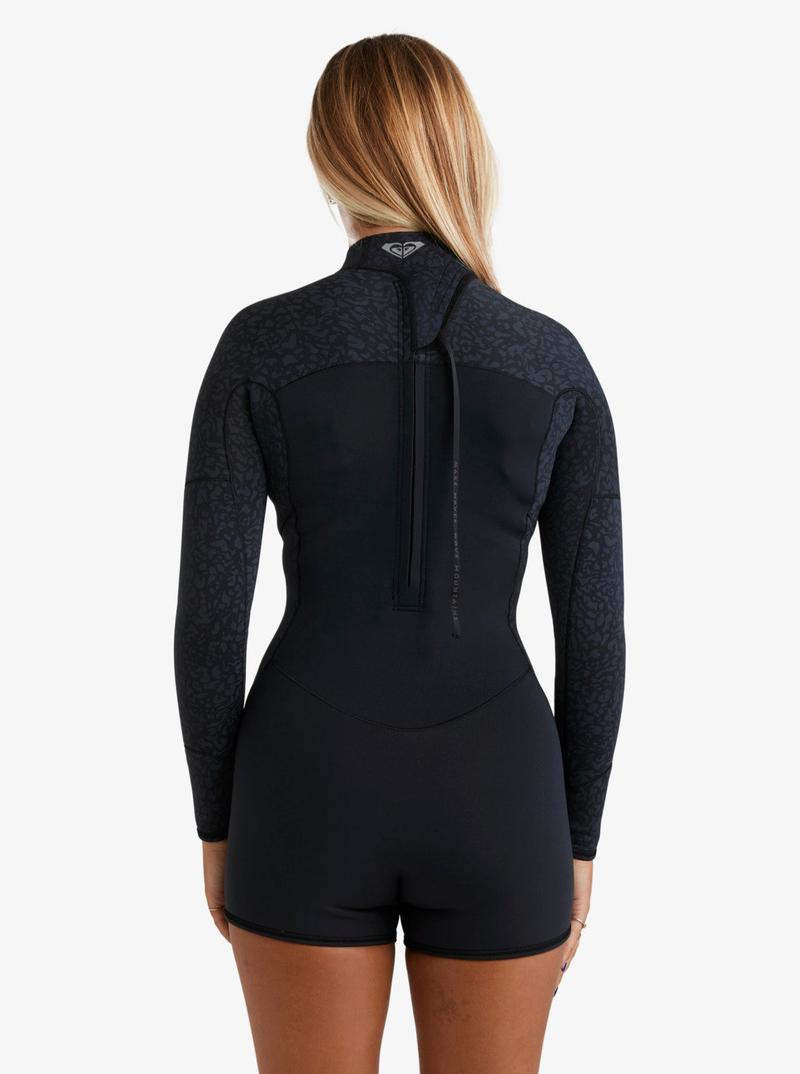 Roxy Damen Springsuit 2mm Swell Natural - Black