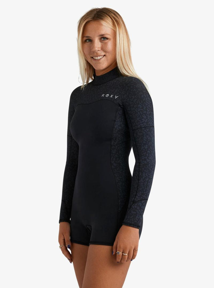Roxy Damen Springsuit 2mm Swell Natural - Black