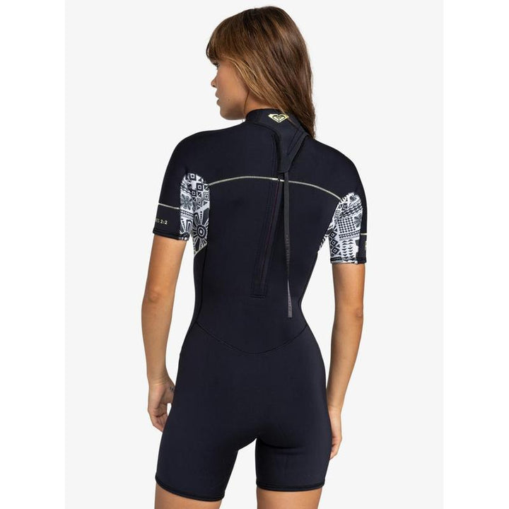 Roxy Damen Springsuit 2mm Swell Series Backzip - Egret mo rockin vibes
