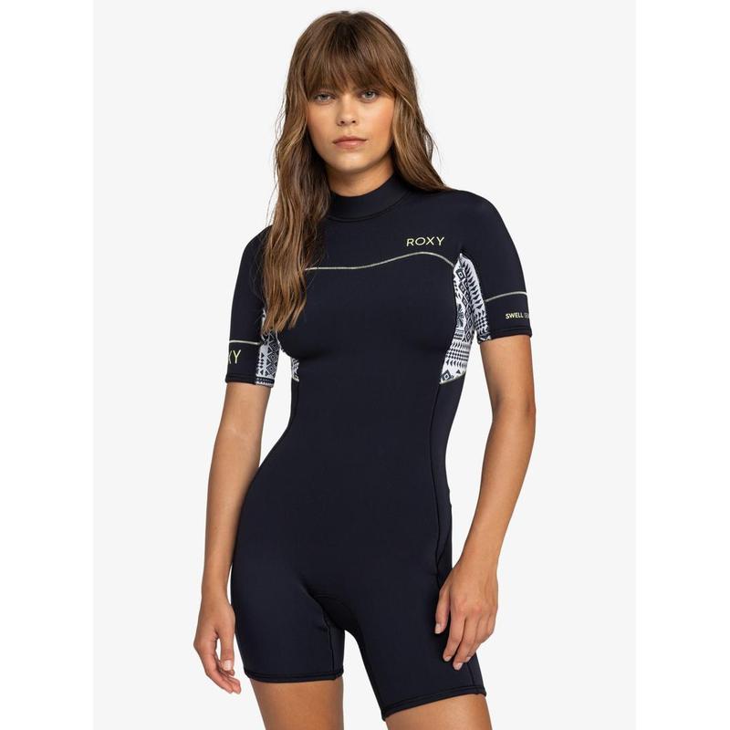 Roxy Damen Springsuit 2mm Swell Series Backzip - Egret mo rockin vibes
